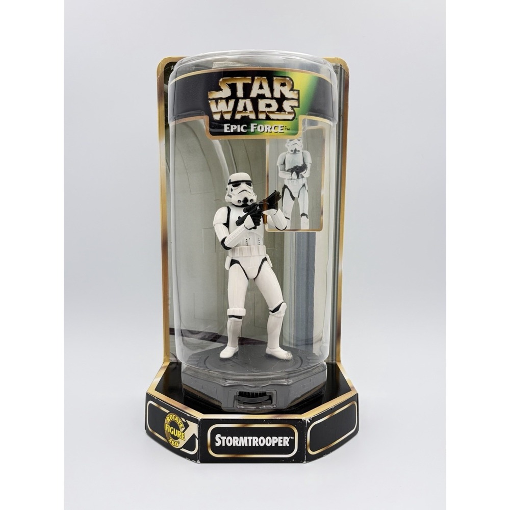 Star Wars Epic Force Stormtrooper 360 Rotating Figure Kenner Vintage 1998 New